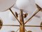 Brass Sputnik 9-Light Ceiling Lamp, Image 8