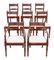 Regency Mahogany Dining Chairs, Set of 8 1