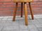 Oak Stool in the Style of Charlotte Perriand, France, 1960s, Image 7