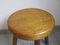 Oak Stool in the Style of Charlotte Perriand, France, 1960s, Image 14