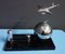 Fighter Airplane on Metal Globe with Black Marble Base 14