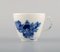 Blue Flower Curved Espresso Cups with Saucers from Royal Copenhagen, 1980s, Set of 24 3