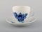 Blue Flower Curved Espresso Cups with Saucers from Royal Copenhagen, 1980s, Set of 24 2