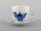 Blue Flower Curved Espresso Cups with Saucers from Royal Copenhagen, 1980s, Set of 24, Image 2