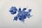 Florale Servierform aus Blauer Keramik von Royal Copenhagen, 1958 2