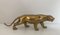 French Brass Tiger Sculpture, 1970s 1