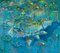 Franco Mulas, Water Lilies, Original Oil Painting, 1998, Image 1