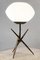 Brass and Opaline Table Lamp, Image 2