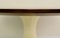 Mesa de comedor redonda con superficie chapada en estrella, Imagen 5