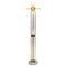 Italian Brass, Chrome & Glass Floor Lamp 1