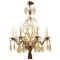 Crystal and Bronze 8-Light Chandelier, 19th Century, Image 1