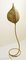 Brass Leaf-Shaped Floor Lamp by Tommaso Barbi, Italy, 1970, Image 4