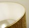 Lampade da tavolo a forma di polvere in vetro di Murano dorato con paralumi in seta, set di 2, Immagine 7