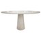 Marble Round Dining Table by Angelo Mangiarotti, 1970s 1