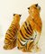 Große Italienische Terrakotta Tigers, 2er Set 6
