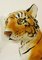 Tigri smaltate in terracotta, Italia, set di 2, Immagine 4