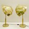 Lampade da tavolo color oro a forma di palma, set di 2, Immagine 2