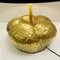 Pumpkin Table Lamps in Hammered Gilded Metal, Set of 2 2