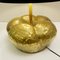 Pumpkin Table Lamps in Hammered Gilded Metal, Set of 2, Image 2