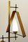 Wood and Brass Floor Lamp, Image 4