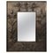 Carved Plant Motifs Solid Wood Frame Mirror, Image 1