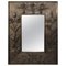 Specchio con cornice in legno massello di motivi vegetali incisi, Immagine 1