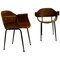 Plywood Molding Armchairs, Italy, 1955, Set of 2 1