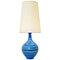 Rimini Blue Pottery Table Lamp by Aldo Londi for Bitossi, 1960s 1