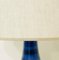 Lampe de Bureau Rimini en Poterie Bleue par Aldo Londi pour Bitossi, 1960s 7