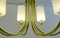 Brass Ceiling Lights, Italy, 1960s, Set of 2 2