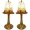 Mushroom Lamps in Glass Paste, Set of 2, Image 1