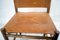 Walnut & Cognac Leather Chairs by Carlo Scarpa for Bernini, 1977, Set of 6, Image 7