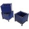Blue Planters by Ettore Sottsass for Poltronova, 1961, Set of 3 1