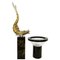 Fish Fountain in Brass and Acrylic Glass, France, 1960s, Image 1