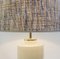 Pale Yellow Pastel Ceramic Pottery Table Lamp from Zaccagnini, Italy 4