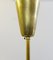 Italian Brass & Glass Pendants Lights in the Style of Fontana Arte, Italy, 1970s, Set of 2 8
