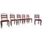 Charles X Mahogany Chairs, Set of 6 1