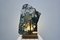 Moss Agate Table Lamp on a Brass Base 2