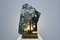 Moss Agate Table Lamp on a Brass Base, Image 2