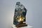 Moss Agate Table Lamp on a Brass Base 9