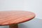 Red Travertine Dining Table in the Style of Angelo Mangiarotti 5
