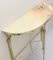 Italian Demilune Pink Marble Console Table, 1950s 6