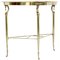 Italian Demilune Pink Marble Console Table, 1950s, Image 1