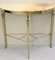 Italian Demilune Pink Marble Console Table, 1950s 2