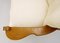 Poltrona con schienale alto in quercia intagliata e imbottita di Guillerme & Chambron, Immagine 9