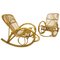 Rattan Rocking Chair from Rohe Noordwolde 1