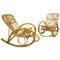 Rattan Rocking Chair from Rohe Noordwolde, Image 1