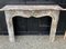 Louis XV Fireplace in Gray Ardennes Marble, 19th Century 6