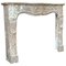 Louis XV Fireplace in Gray Ardennes Marble, 18th Century 1