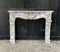 Louis XV Style Gray Marble Ardennes Fireplace 9
